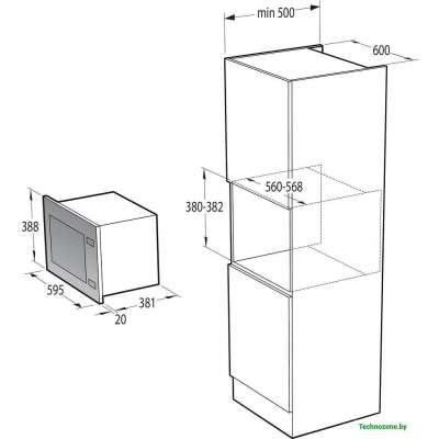 Микроволновая печь Gorenje BM251SG2WG