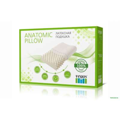 Ортопедическая подушка Vegas Green Massage 37x60
