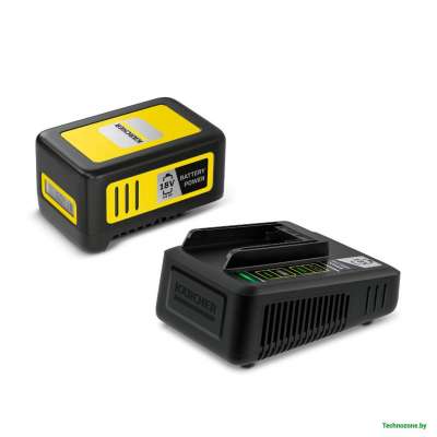 Аккумулятор с зарядным устройством Karcher Battery Power 18/50﻿ 2.445-063.0 (18В/5 Ач + 18В)