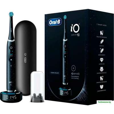 Электрическая зубная щетка Oral-B iO 10 Series 10 Cosmic Black (черный)