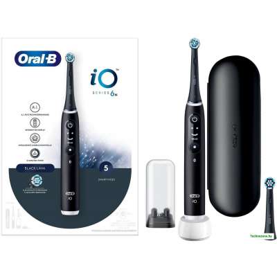 Электрическая зубная щетка Oral-B iO 6 iOM6.2Q6.2DK (черный)