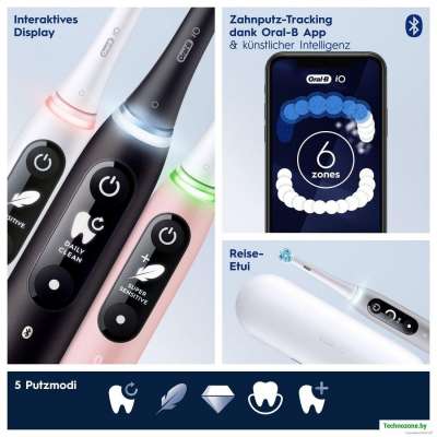 Электрическая зубная щетка Oral-B iO 6 iOM6.2Q6.2DK (черный)