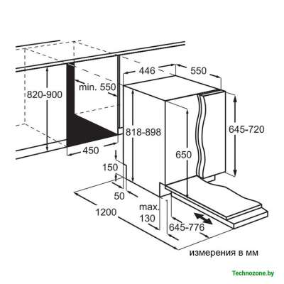 Встраиваемая посудомоечная машина Electrolux AirDry 300 EEA23210L