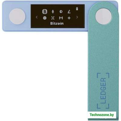Аппаратный криптокошелек Ledger Nano X (пастельный зеленый)
