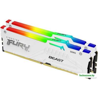 Оперативная память Kingston FURY Beast RGB 2x32ГБ DDR5 5600 МГц KF556C40BWAK2-64