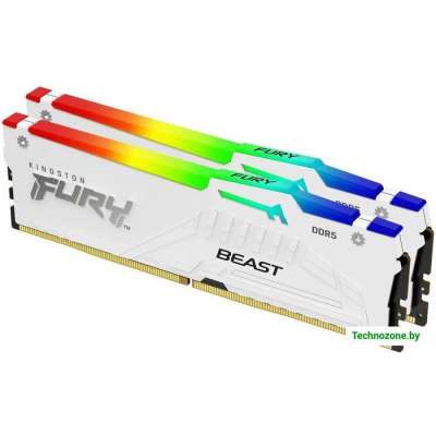 Оперативная память Kingston FURY Beast RGB 2x32ГБ DDR5 5600 МГц KF556C40BWAK2-64