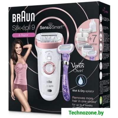 Эпилятор Braun Silk-epil 9 SensoSmart 9/870 Wet&Dry