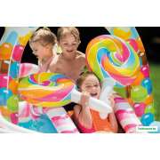 Детский надувной игровой центр-бассейн Территория сладостей Intex 57149