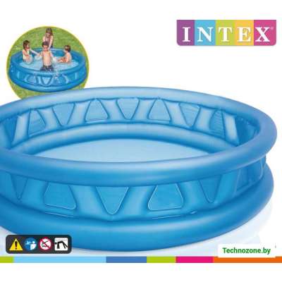 Надувной детский бассейн Intex 58431 Soft Side