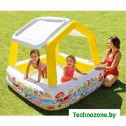 Надувной детский бассейн Intex 57470 Sun Shade с навесом