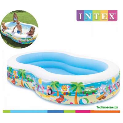 Надувной детский бассейн Intex 56490 Paradise