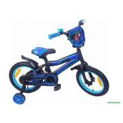 Детский велосипед Favorit Biker 14 (черно-синий)