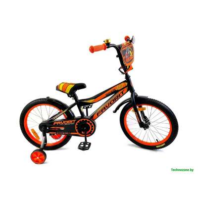 Детский велосипед Favorit Biker 18 (черный/оранжевый)
