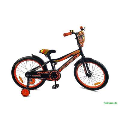 Детский велосипед Favorit Biker 20 (черный/оранжевый)