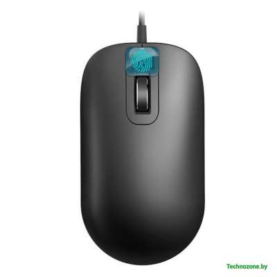 Мышь со сканером отпечатков Smart Fingerprint Identification Mouse USB Interface  Black