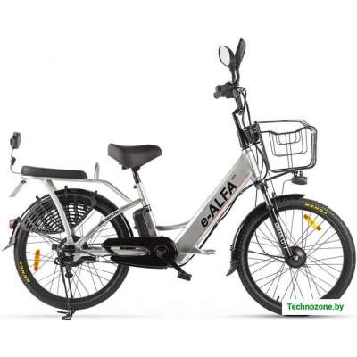 Электровелосипед Eltreco Green City E-Alfa New  (серебристый)