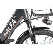 Электровелосипед Eltreco Green City E-Alfa New (черный)
