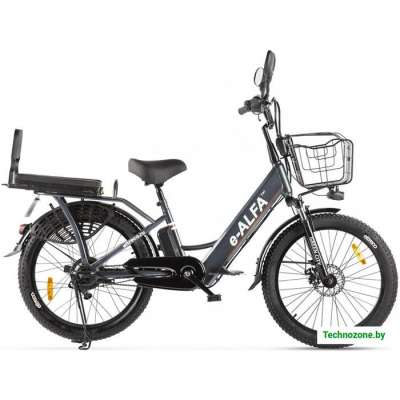 Электровелосипед Eltreco Green City E-Alfa Fat (темно-серый)