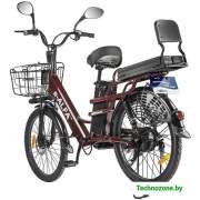 Электровелосипед Eltreco Green City E-Alfa Lux 2021 (коричневый)