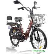 Электровелосипед Eltreco Green City E-Alfa Lux 2021 (коричневый)