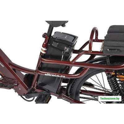 Электровелосипед Eltreco Green City E-Alfa Lux 2021 (коричневый)