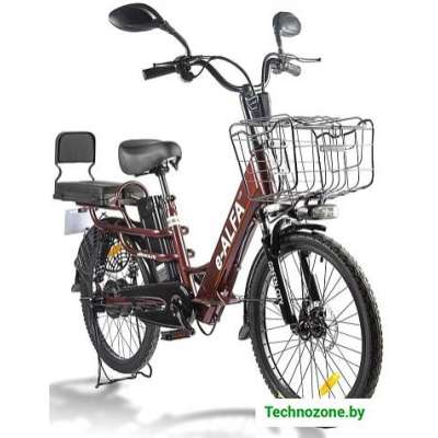 Электровелосипед Eltreco Green City E-Alfa Lux 2021 (коричневый)