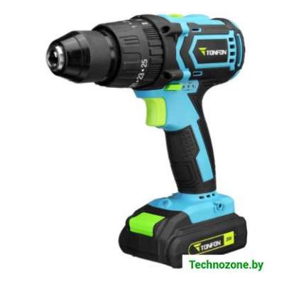 Аккумуляторная дрель-шуруповерт Tonfon Impact Drill Wireless chargable 20V 2000 mAh