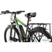 Электровелосипед Eltreco XT 800 New (черный/зеленый)