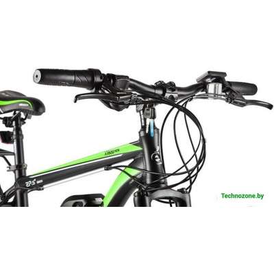 Электровелосипед Eltreco XT 800 New (черный/зеленый)