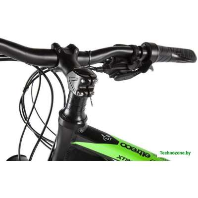 Электровелосипед Eltreco XT 800 New (черный/зеленый)