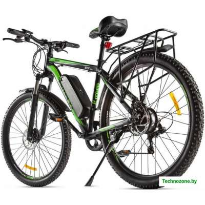 Электровелосипед Eltreco XT 800 New (черный/зеленый)