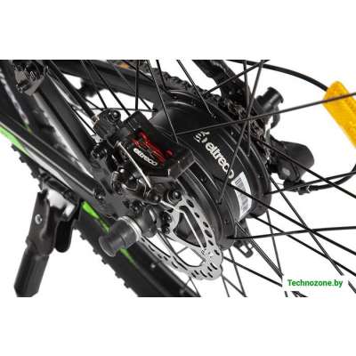 Электровелосипед Eltreco XT 800 New (черный/зеленый)