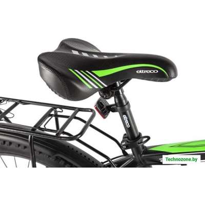 Электровелосипед Eltreco XT 800 New (черный/зеленый)