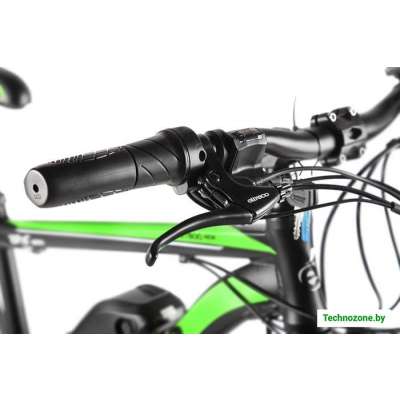 Электровелосипед Eltreco XT 800 New (черный/зеленый)
