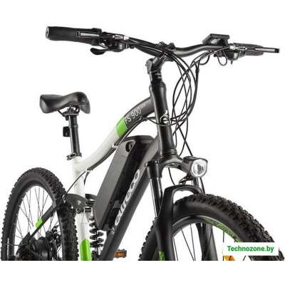 Электровелосипед Eltreco FS-900 2020 (серый/зеленый)