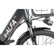 Электровелосипед Eltreco Green City E-Alfa New (сине-серый матовый)