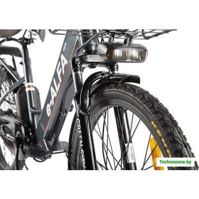 Электровелосипед Eltreco Green City E-Alfa New (сине-серый матовый)