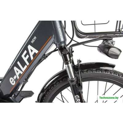 Электровелосипед Eltreco Green City E-Alfa New (сине-серый матовый)