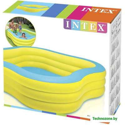 Надувной бассейн Intex Swim Center 229х56 (желтый) (57495)