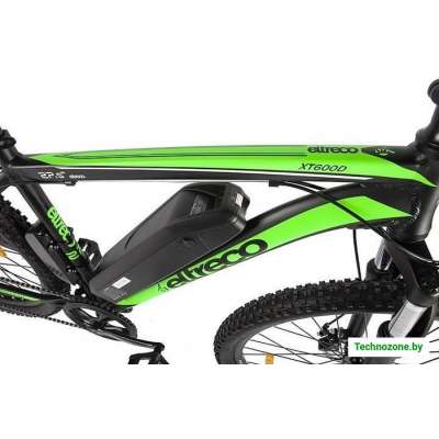Электровелосипед Eltreco XT 600 D (красный/черный)
