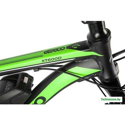 Электровелосипед Eltreco XT 600 D (красный/черный)