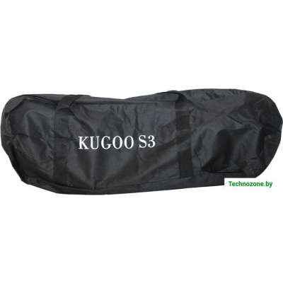 Электросамокат Kugoo S3 (черный) + сумка
