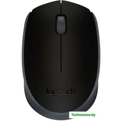 Мышь Logitech M171 Wireless Mouse серый/черный (910-004424)