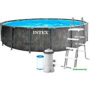 Каркасный круглый бассейн Intex 26742 Greywood 457x122 см