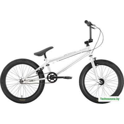 Велосипед Stark Madness BMX 1 2021 (серебристый/черный)