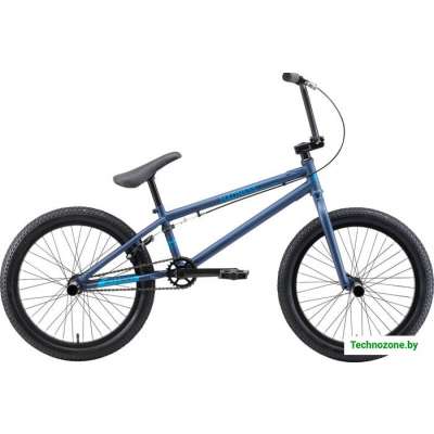 Велосипед Stark Madness BMX 4 (черный/голубой, 2019)