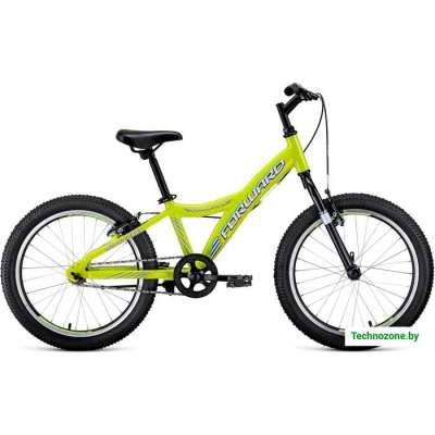 Детский велосипед Forward Comanche 20 1.0 2021 (желтый)