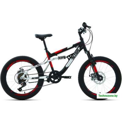 Детский велосипед Altair MTB FS 20 disc 2021 (черный)