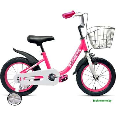 Детский велосипед Forward Barrio 14 (розовый/белый, 2019)