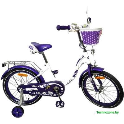 Детский велосипед Bibi Fly 18 18.SC.FLY.VL0 (фиолетовый/белый, 2020)